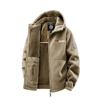 Thermische Winterjacke für Herren mit Fleecefutter