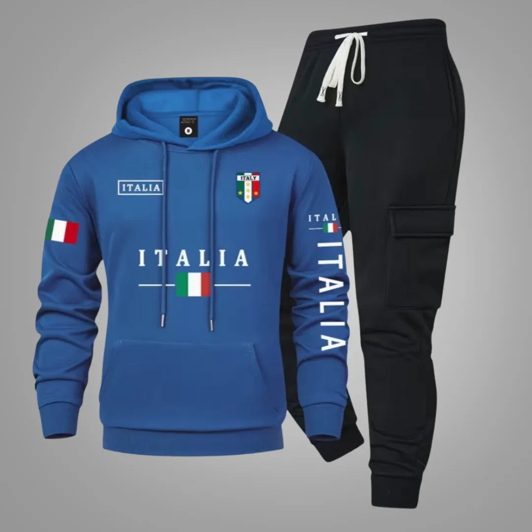 Herren Casual-Set – Hoodie & Cargo-Jogginghose