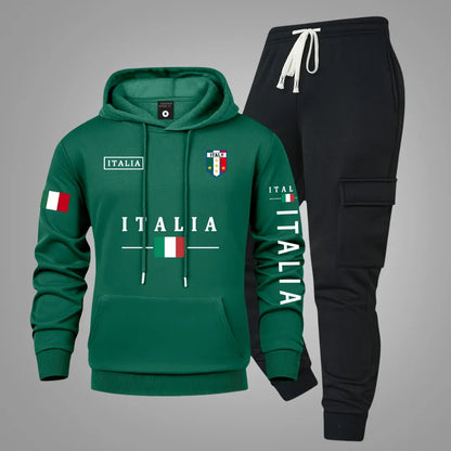 Herren Casual-Set – Hoodie & Cargo-Jogginghose