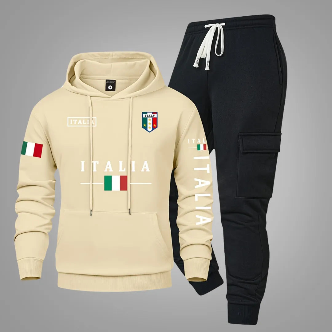 Herren Casual-Set – Hoodie & Cargo-Jogginghose